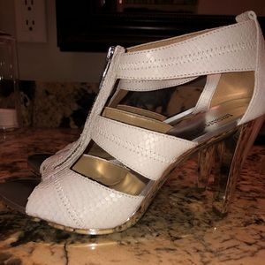Michael Kors Berkley Leather Heel Sandals